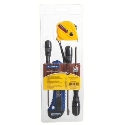 Kit De Ferramentas 5  Peças Trena e Chaves Tramontina