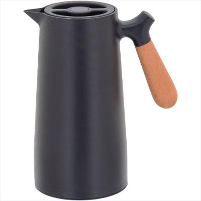 Garrafa Térmica Norden 1L Plástico Preto Ampola Vidro Gs - GS