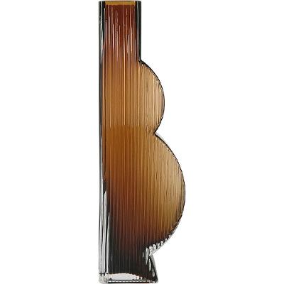 Vaso Ficarella Vidro Âmbar Gs