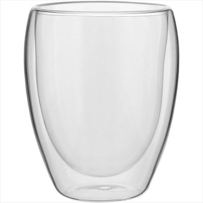 Caneca Parede Dupla Borosilicato Transparente - GS - 350ml