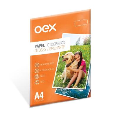 Papel Fotografico 180G Oex Pf50 - 50Fls Branco