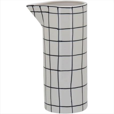 Vaso Cerâmica Branco Suez - GS