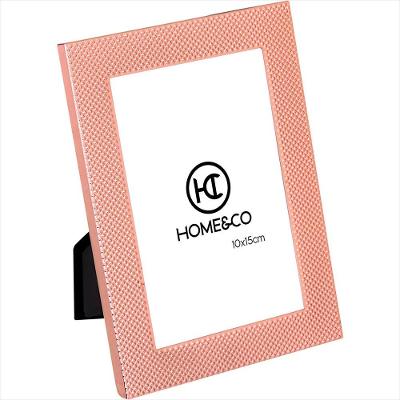 Porta-Retratos Metal Cinza 10x15 Home&Co Keepsake 19x14x1cm