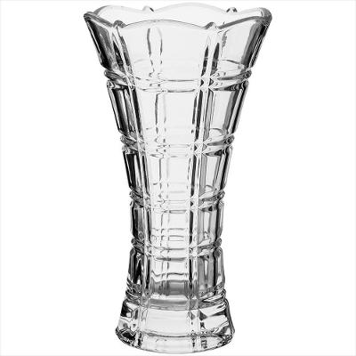 Vaso de Vidro Transparente Lanna 24x13x13cm