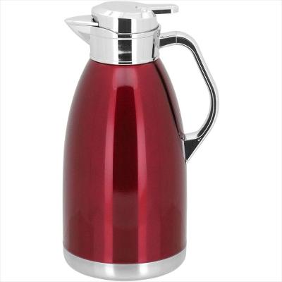 Garrafa Térmica 2 Litros Inox Vermelho Parede Dupla Thermo - GS