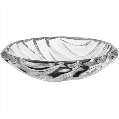 Centro Mesa 9x33x33 cm Cristal Eco Transparente Alisios - GS