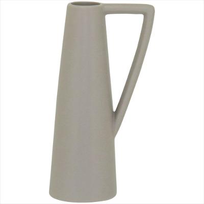 Vaso 20x9x7 cm Cerâmica Cinza Shape - GS