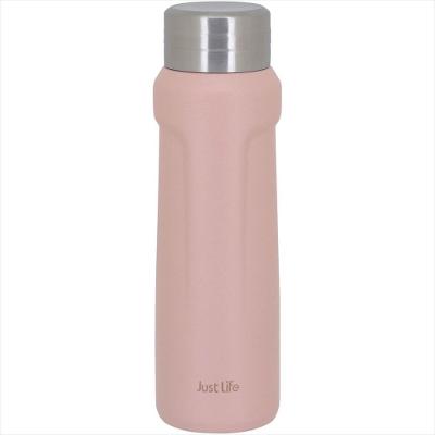 Garrafa Térmica 500ml Inox Rosa Parede Dupla Just Life