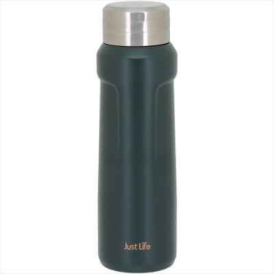 Garrafa Térmica 23x7x7 cm 500ml Inox Verde Parede Dupla Just Life - GS