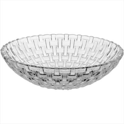 Centro Mesa 7X25X25 cm Cristal Eco Transparente Bellave - GS