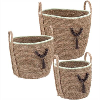 Cesta Fibra Verde 3 Peças - Abigail - GS