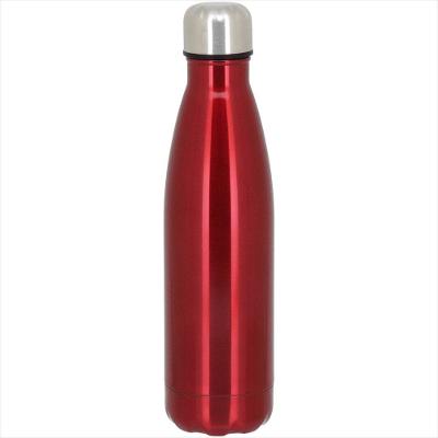 Garrafa Térmica 27x7x7 cm 500ml Inox Vermelho Parede Dupla Mijia - GS
