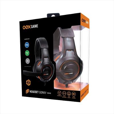 Headset Gamer Multiplataforma - Gorky HS413 - OexGame Preto
