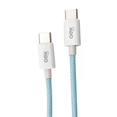 Cabo Type C Candy (Typec/Typec) Ce206 Azul  Oex Enjoy