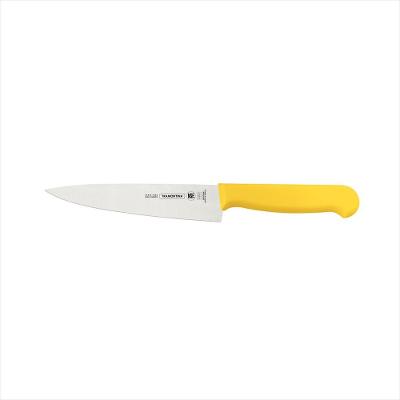 Faca Carne Inox 6 Profissional Amarelo