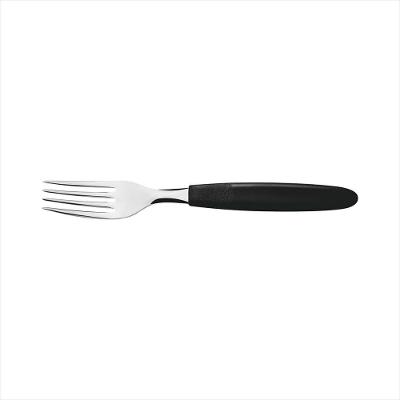 Garfo Sobremesa Inox Ipanema Preta