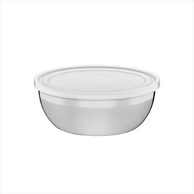 Pote Redondo Aço Inox com Tampa Tramontina