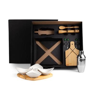 Conjunto P- Caipirinha C- Petisqueira Coqueteleira Tábua E Utensílios - 14 Peças