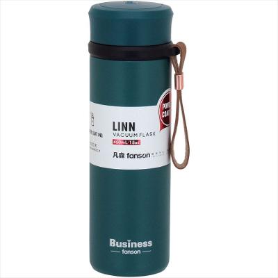 Garrafa Térmica 500ml Inox Azul Parede Dupla Business - GS