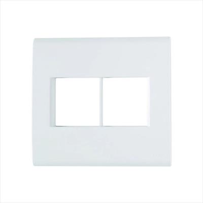 Placa 4X4 4 Postos Liz Branca