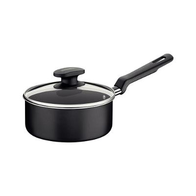 Panela Tramontina Loreto Antiaderente Tampa de Vidro 20cm 2,8L Grafite