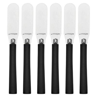 Espatula Inox Preto Jogo 6 Peças Hauskraft