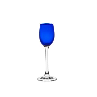 Taça de Cristal para Licor Gastro Azul 65 ml 6 Peças
