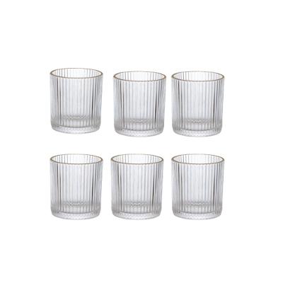 Copo Long Drink Vidro Graffiato 420 ml 6 Peças