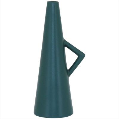 Vaso 25x10x9 cm Cerâmica Verde Shape - GS