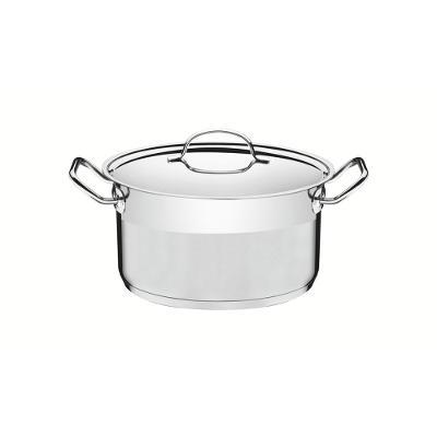Caçarola Tramontina Professional Inox Com Tampa Detalhe Satinado 20cm 3,6L