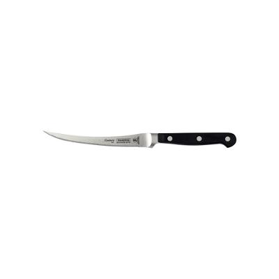 Faca Tomate Inox 5 Century Preto Policarbonato Tramontina