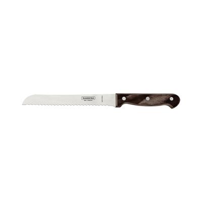 Faca Pão Inox 7 Polywood Castanho Tramontina