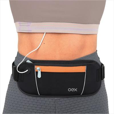 Pochete em Neoprene Oex Sport Move PO200 - Preto e Laranja