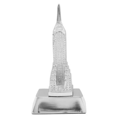 Empire State Alumínio Prata Home&Co Tourism 17X9X7Cm