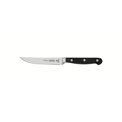 Faca Churrasco Inox 5 Century Preto Madeira Tramontina