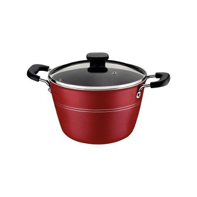 Caldeirão Alumínio 24Cm Sicilia Vermelho Tramontina