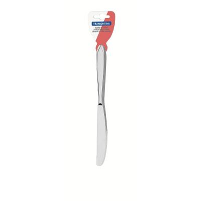 Jogo Faca Mesa Aço Inox 3 Peças Laguna Detalhe V Tramontina