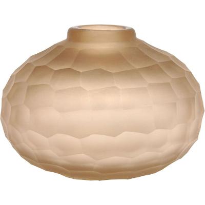 Vaso Vidro Âmbar Moana 11x15x15Cm Gs