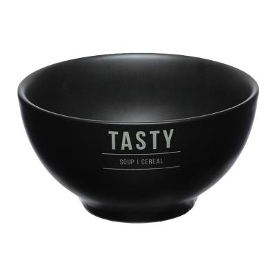 Bowl Porcelana Manhattan Hauskraft Preto 440 ml