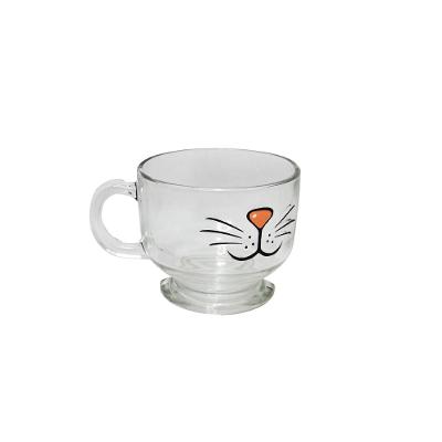 Caneca Vidro Jumbo Cat Hauskraft 500 ml