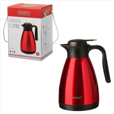 Garrafa Térmica Vermelha Hauskraft 1 Litro