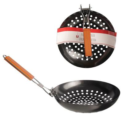 Grelha Churrasqueira Aço Redonda Hauskraft Preto 28 cm