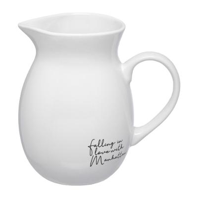 Jarra Cerâmica Manhattan Hauskraft Branca 1L