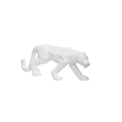 Figura Leopardo Branco 180Mm