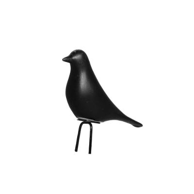 Figura Pássaro Preto 115Mm