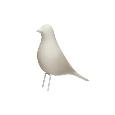 Figura Pássaro Branco 140Mm