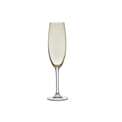 Taça de Cristal para Champanhe Gastro Âmbar 220 ml 6 Peças