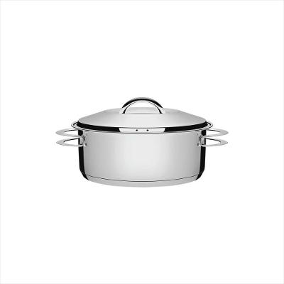Caçarola Aço Inox 2 Alças Solar Tramontina