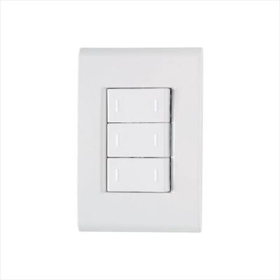 Conjunto 3 Interruptor Paralelos 10A/250V