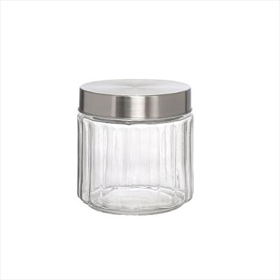 Pote Redondo de Vidro Cabane 800Ml